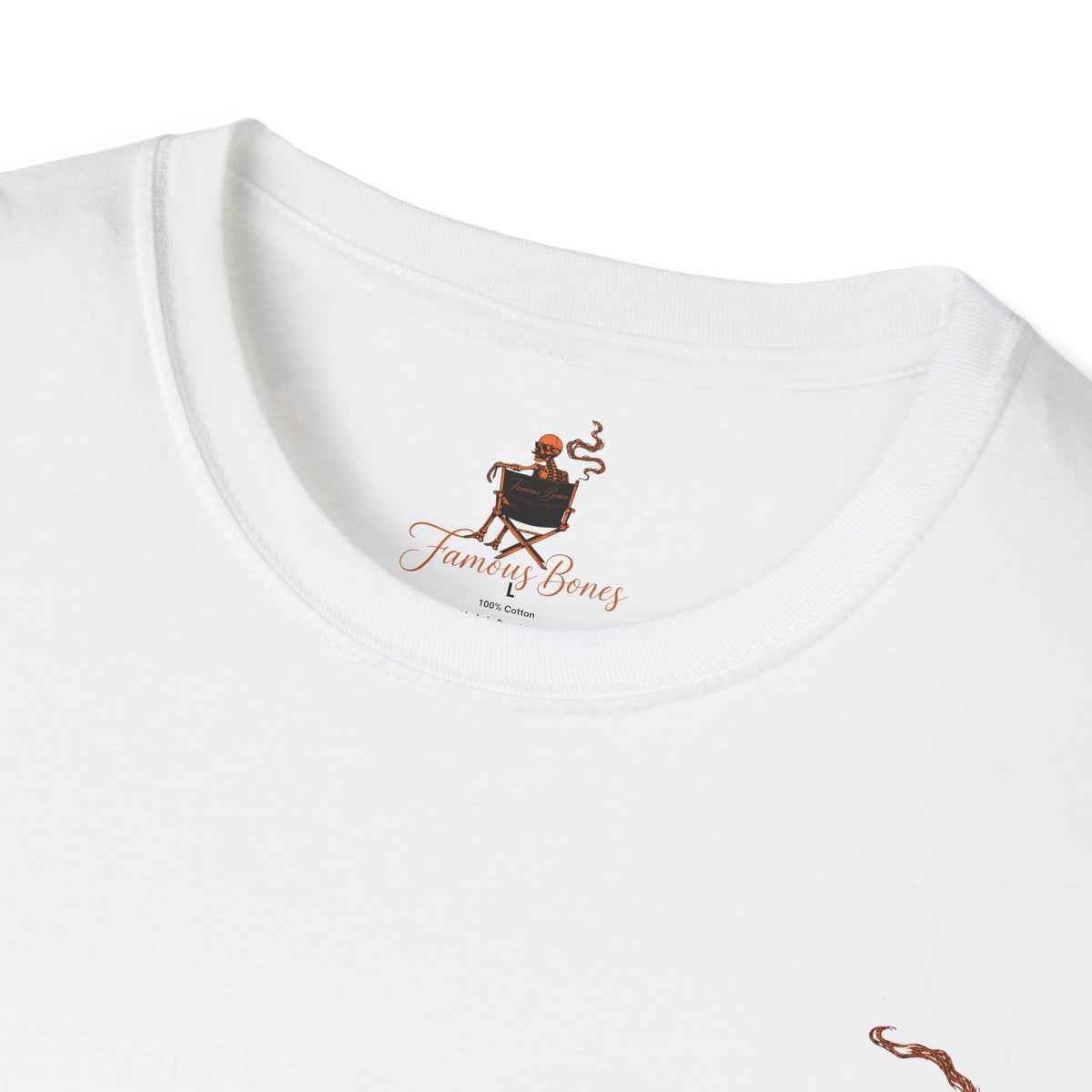 Famous Bones “ I Warned Them About the Salt” — Skeleton Beach Movie Poster Tee — Famous Bones