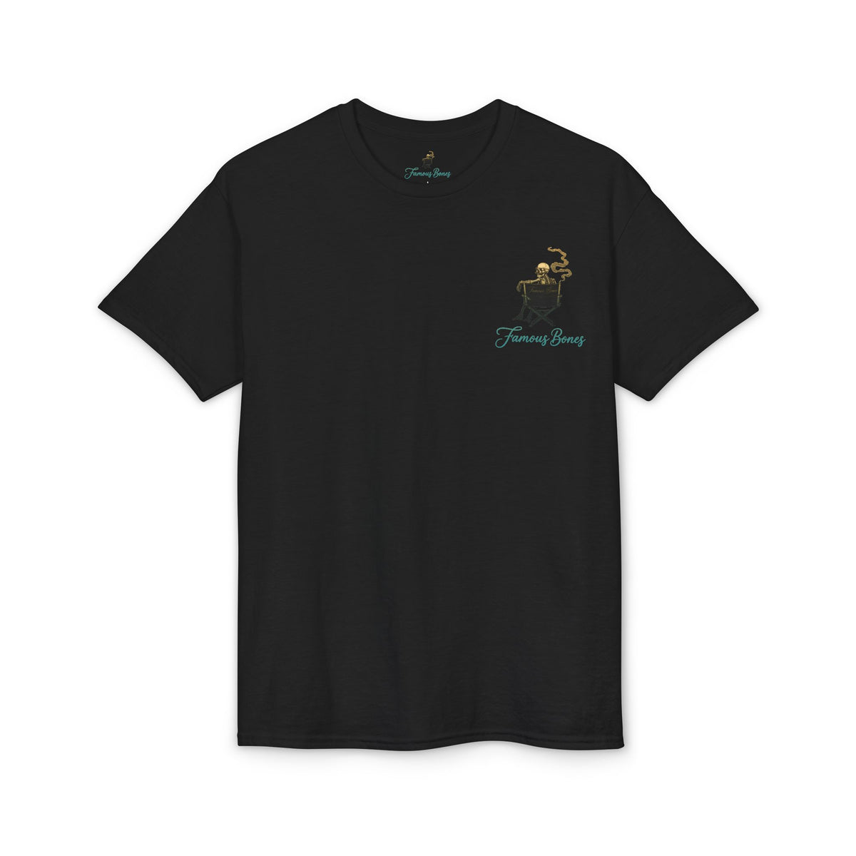 Famous Bones Beach Skeleton T-Shirt – "I Warned Them About the Salt" Vintage Summer Tee — Famous Bones