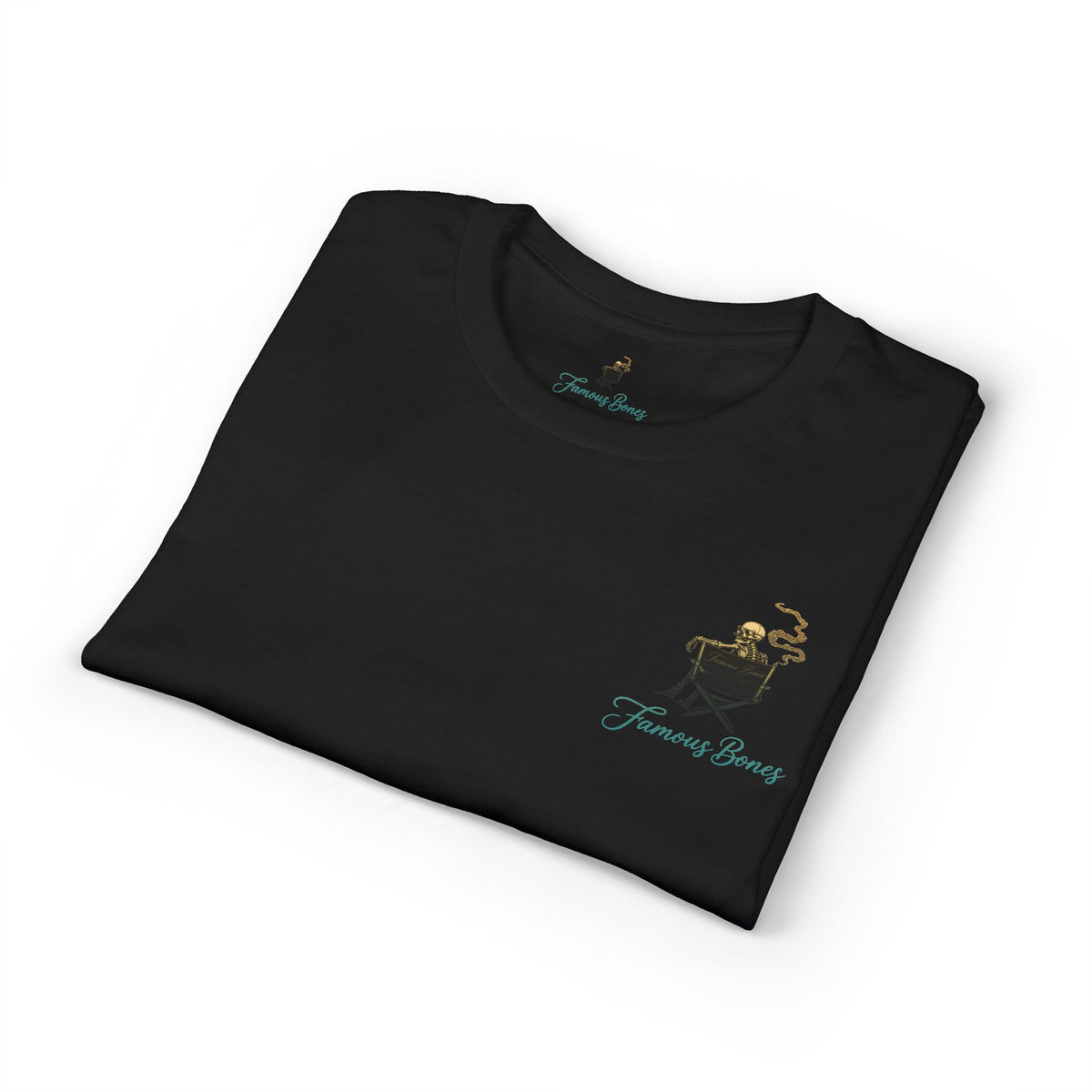 Famous Bones Beach Skeleton T-Shirt – "I Warned Them About the Salt" Vintage Summer Tee — Famous Bones