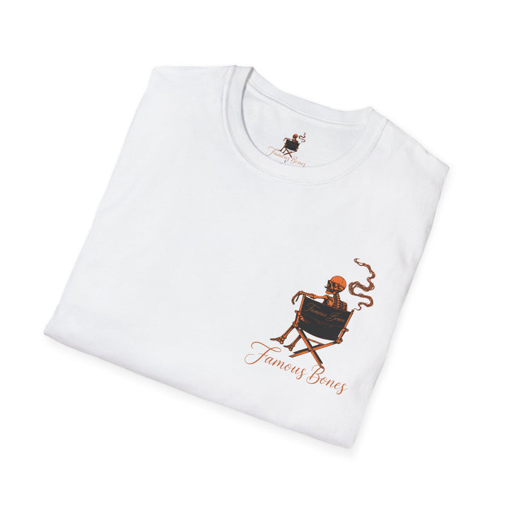 Famous Bones “ I Warned Them About the Salt” — Skeleton Beach Movie Poster Tee — Famous Bones