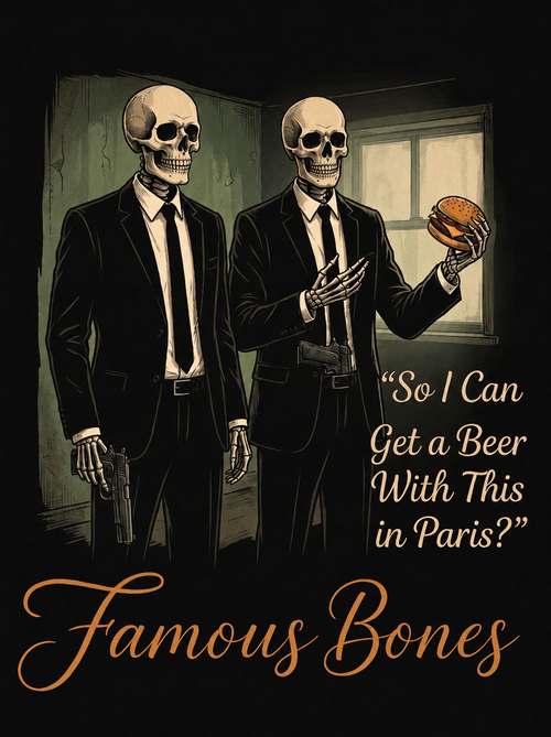 Beer in Paris Tee — Famous Bones