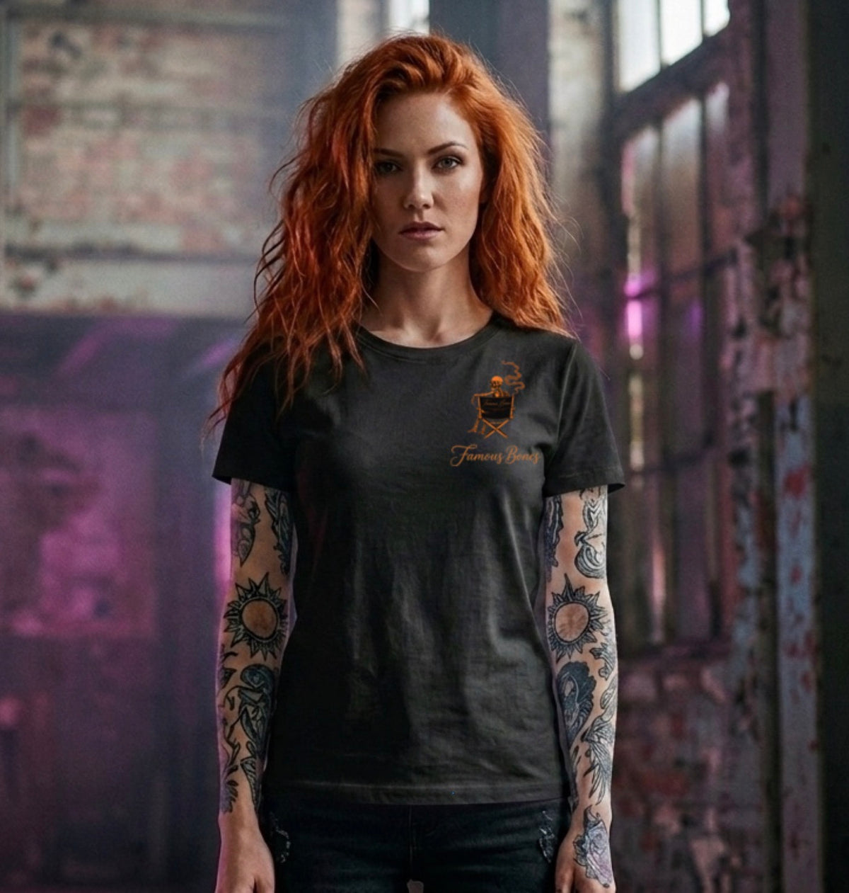 Famous Bones Beach Skeleton T-Shirt – "I Warned Them About the Salt" Vintage Summer Tee — Famous Bones