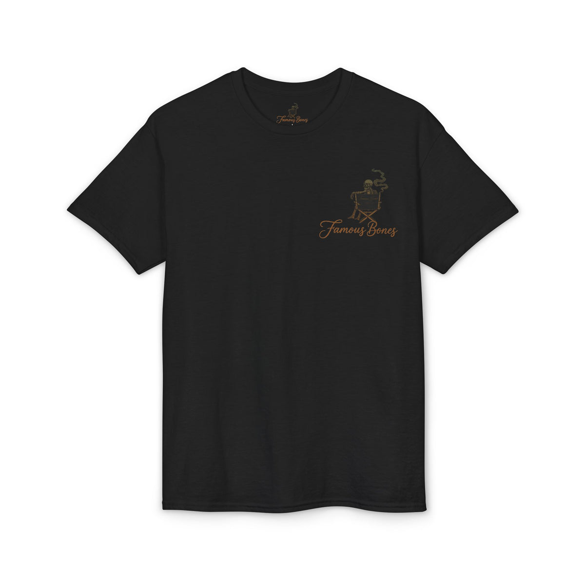 Beer in Paris Skeleton T-Shirt — Funny Horror Comedy Parody Movie Poster Tee — Famous Bones Pictures Unisex DryBlend® T-Shirt — Famous Bones