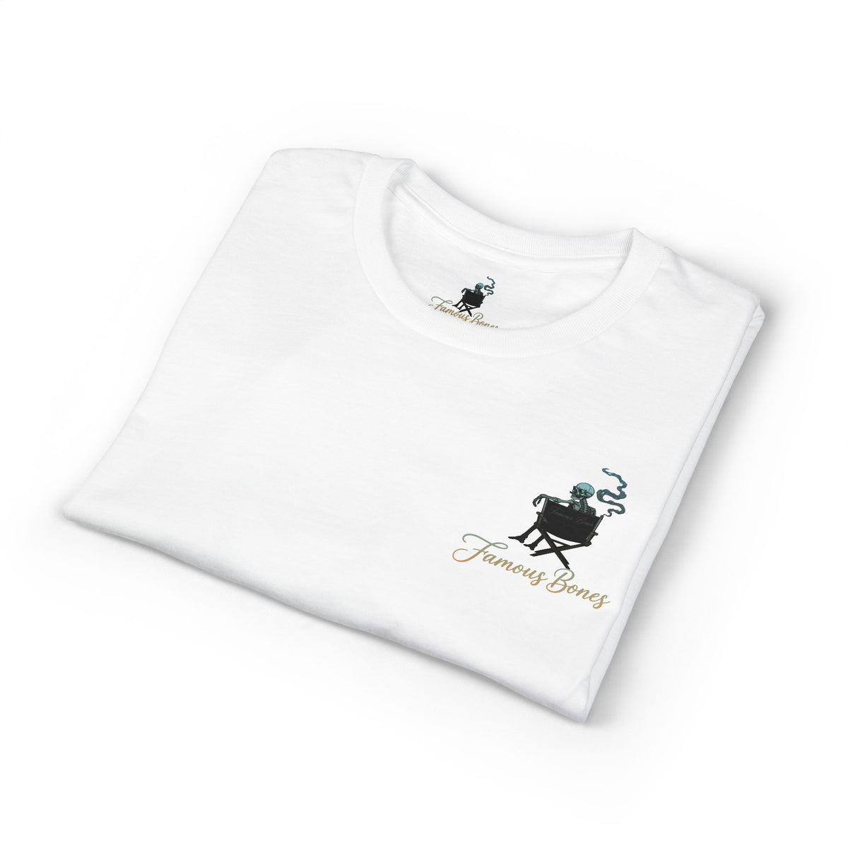 How Did Doug Get So Good at Hide and Seek — Funny Skeleton Movie Poster T-Shirt | Vegas Comedy Parody Tee | Famous Bones Pictures — Famous Bones