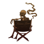 Famous Bones skeleton logo